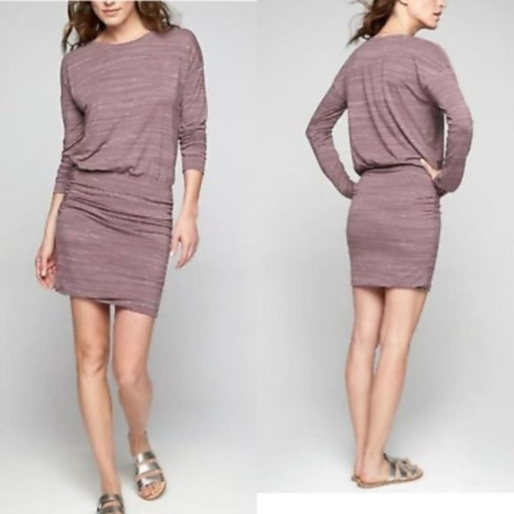 Athleta Beyond Soft Avenue Dress MEDIUM Plum 1842